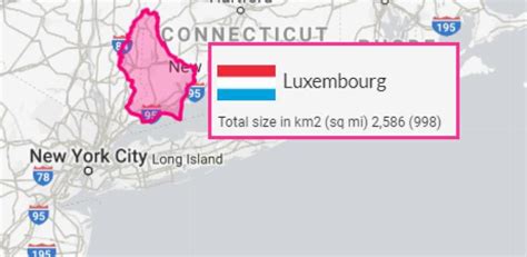 how big is luxembourg compared to a us state
